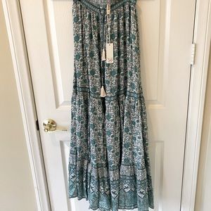 Kombi maxi skirt - Sage